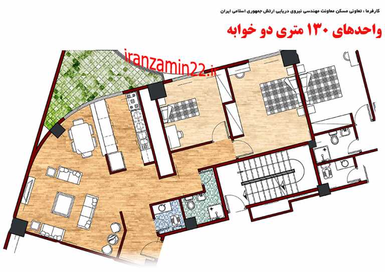 نقشه پروژه مرجان چیتگر