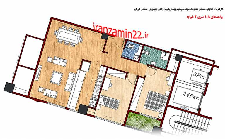 نقشه پروژه مرجان چیتگر