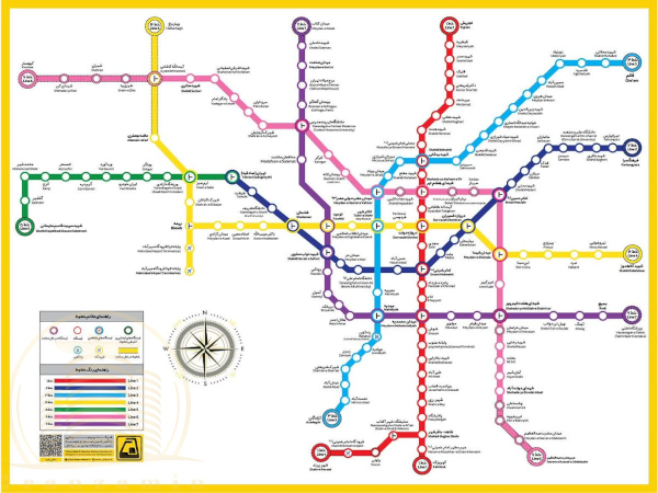 نقشه مترو خط ۱۰